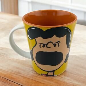 PEANUTS "Yelling Lucy" Ceramic Coffee Mug by Gibson Overseas 4" Tall 15 Oz